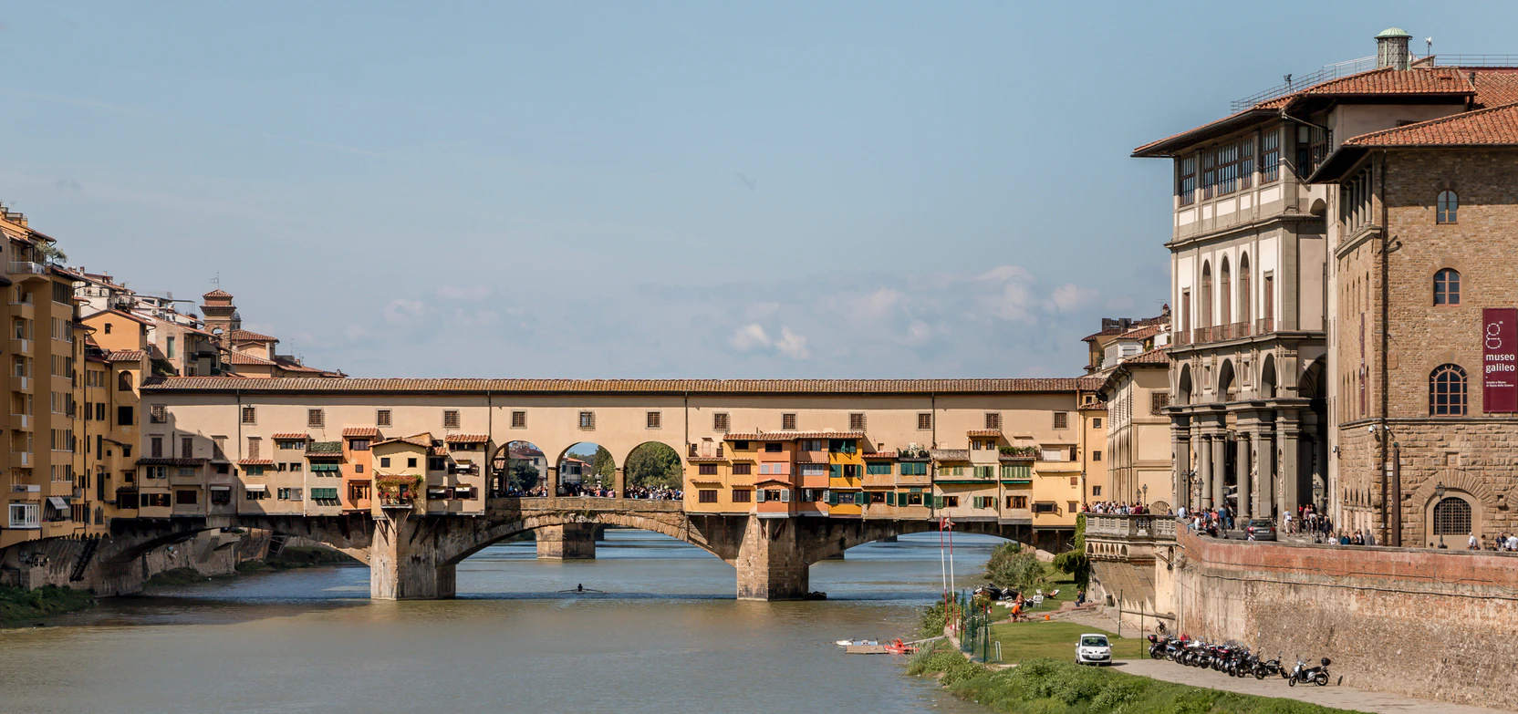 Photo of the Ponte Vecchio bridge in Florence