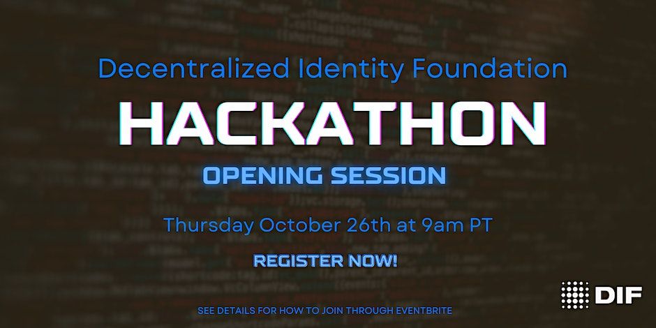 DIF Hackathon starting now!